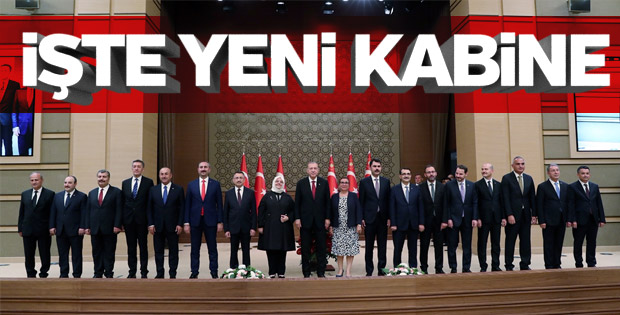 İşte yeni kabine