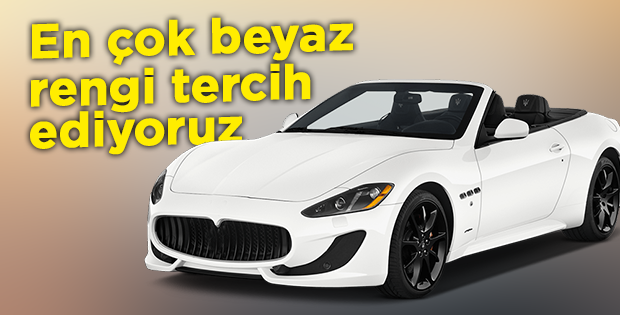 En çok beyaz rengi tercih ediyoruz