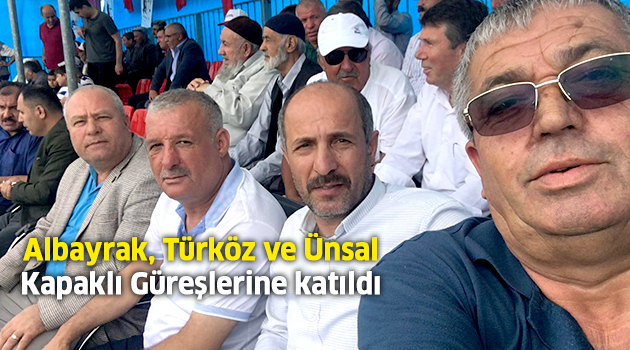 Türköz ve Albayrak, Kapaklı Güreşlerine katıldı