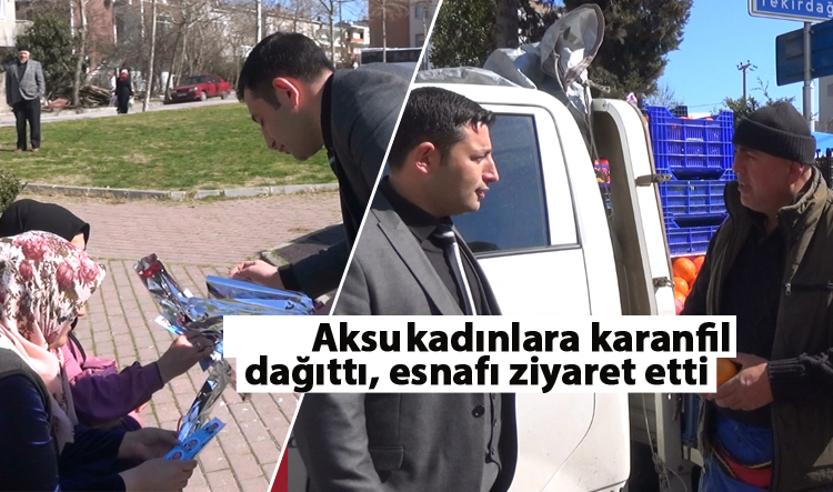 Murat Aksu vatandaşlarla buluştu