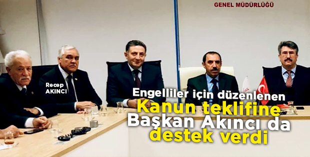 Kanun teklifine Başkan Akıncı da destek verdi