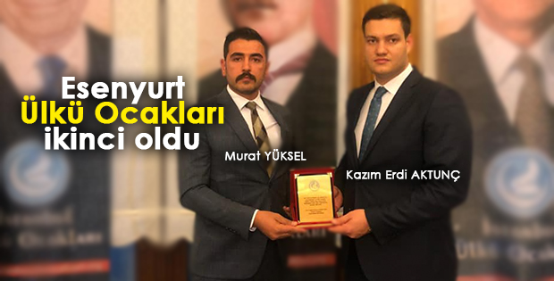 Esenyurt Ülkü Ocakları ikinci oldu
