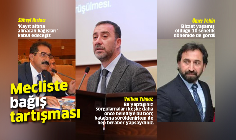 Mecliste bağış tartışması