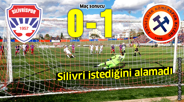 Maç sonucu: Silivrispor: 0 Zonguldak: 1