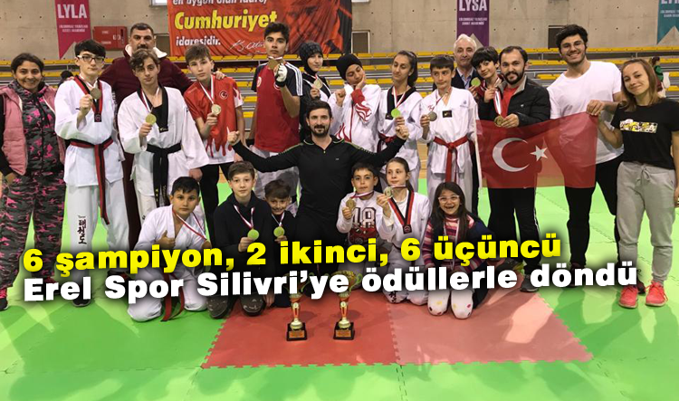 Erel Spor Silivri’ye ödüllerle döndü