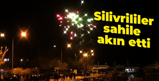Silivri'de sahile akın ettiler