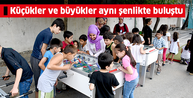 Küçükler ve büyükler aynı şenlikte buluştu