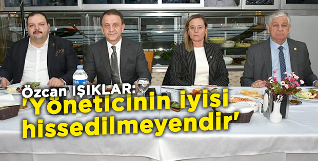 Özcan Işıklar muhtarlarla bir araya geldi