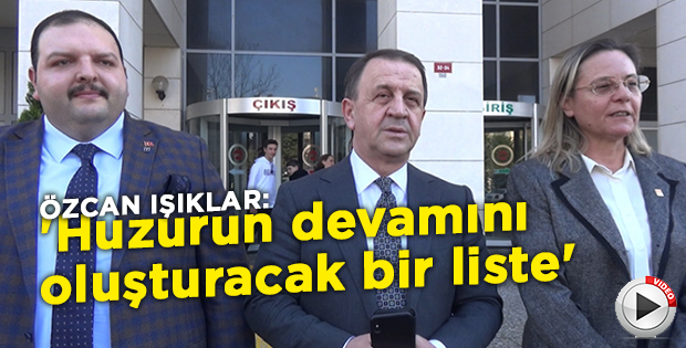 Işıklar'dan listeler hakkında açıklama