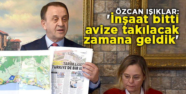 'İnşaat bitti, avize takılacak zamana geldik'