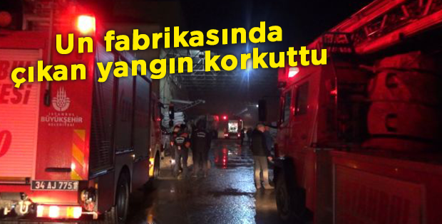Un fabrikasında çıkan yangın korkuttu