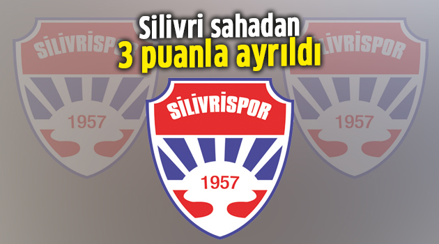 Silivri sahadan 3 puanla ayrıldı