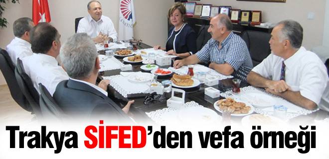 SİFED'den vefa örneği