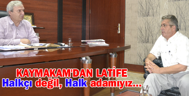 Halkçı değil, halk adamıyız