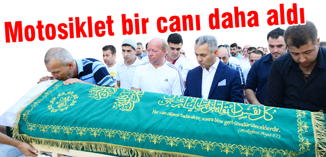 Motosiklet bir canı daha aldı