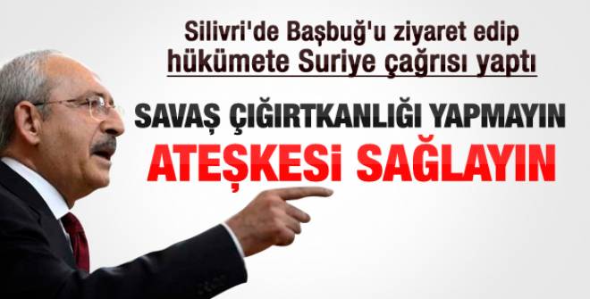 Kılıçdaroğlu Silivri ziyareti sonrası konuştu