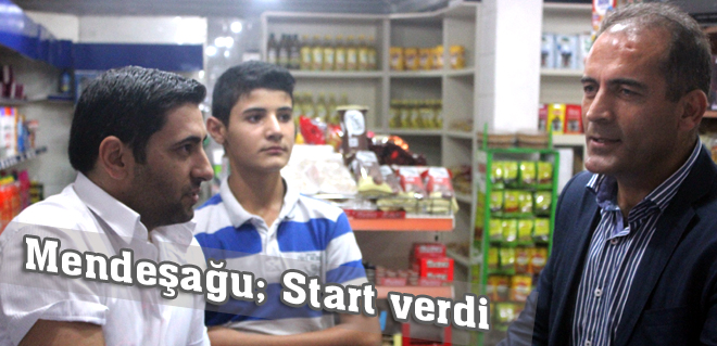 Mendeşağu; Start verdi