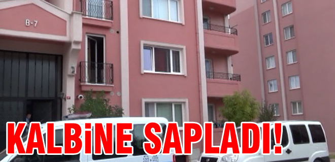 Kalbine sapladı