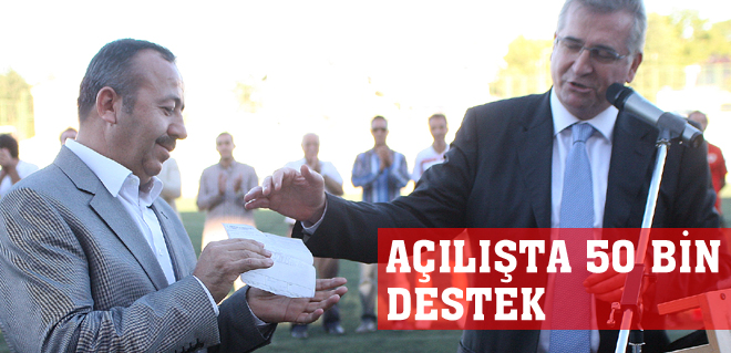 Açılışa 50 bin destek