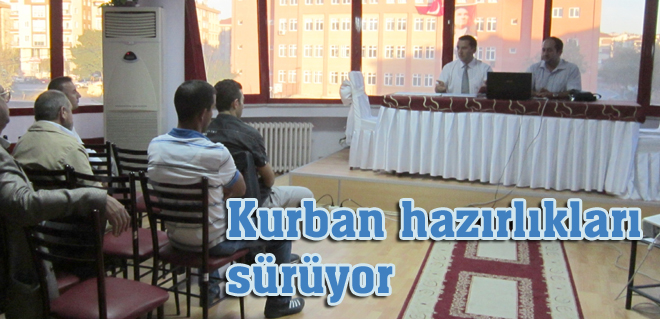 Kurban hazırlıkları sürüyor