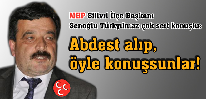 MHP İlçe Başkanından çok sert cevap geldi!