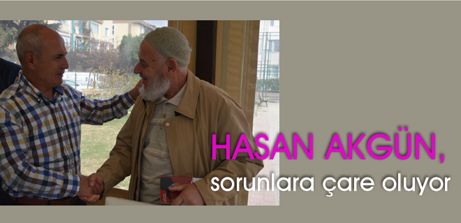 Akgün sorunları dinlemeye devam ediyor