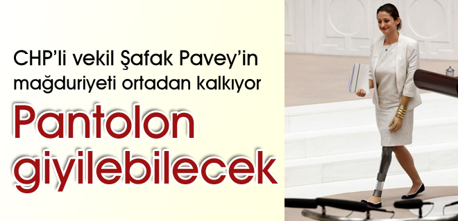 Pantolon giyilebilecek