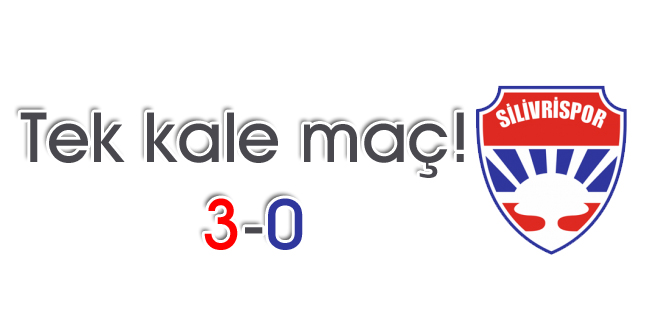Tek kale maç! 3-0