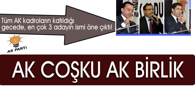 AK COŞKU AK BİRLİK