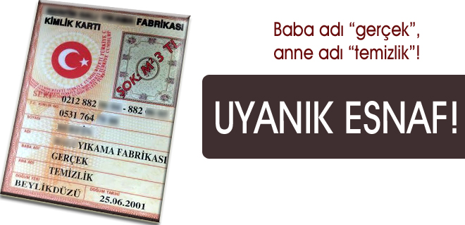 Uyanık esnaf!
