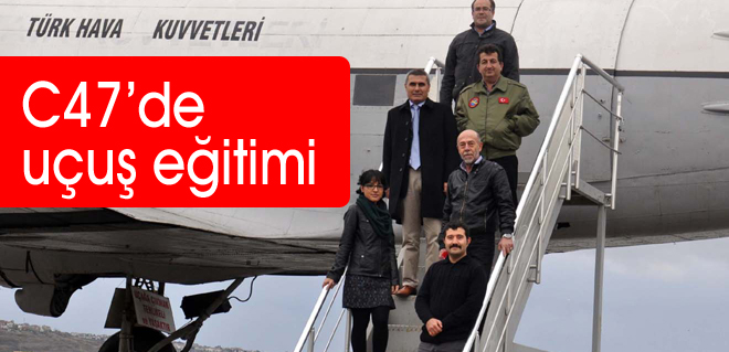C47de uçuş eğitimi