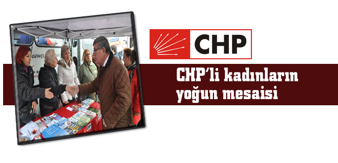 CHPli kadınlar'ın yoğun mesaisi