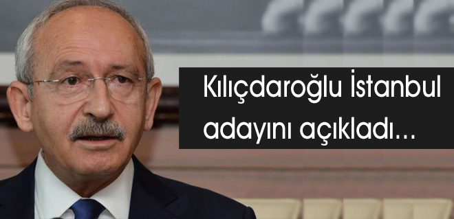 İstanbul için: "Sarığül" dedi...