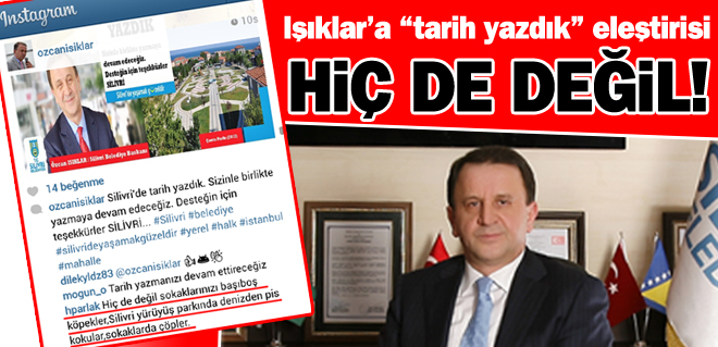 Işıklar'a eleştiri