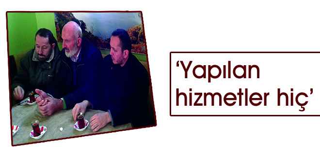 Yapılan hizmetler hiç
