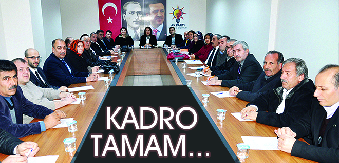 Yeni yürütme kurulu ve görevler belli oldu