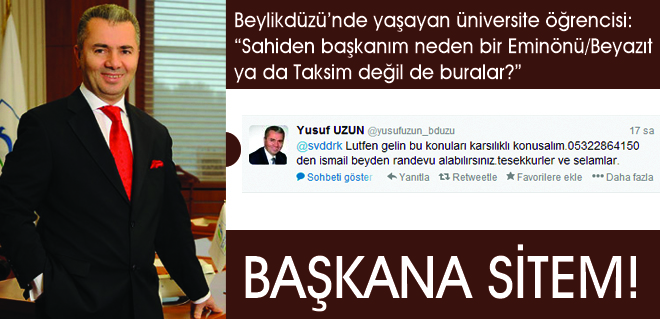 Yusuf Uzun'a sitem etti!