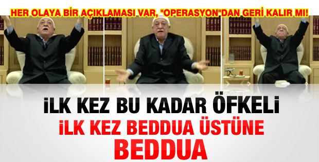 Hoca fena beddua etti