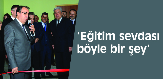 Eğitim sevdası böyle bir şey