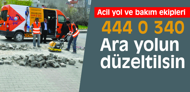 Ara yolun düzeltilsin