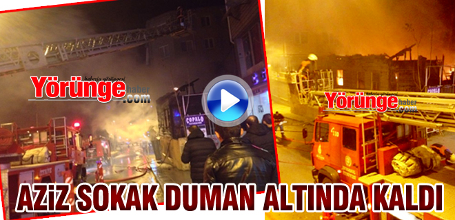 Silivri'de korkutan yangın