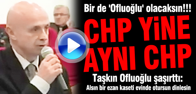 CHP yine aynı CHP