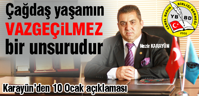 Karayünden 10 Ocak açıklaması