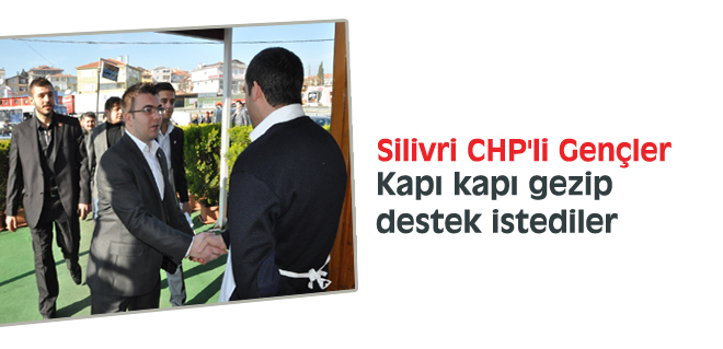 Kapı kapı gezip destek istediler