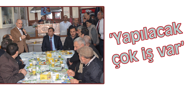 Yapılacak çok iş var