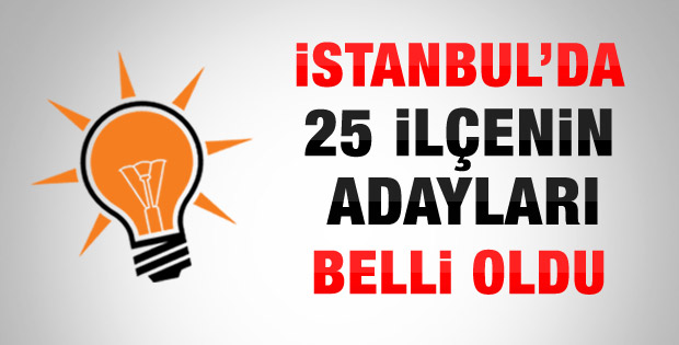 AK Parti'nin İstanbul ilçe başkan adayları belli oldu
