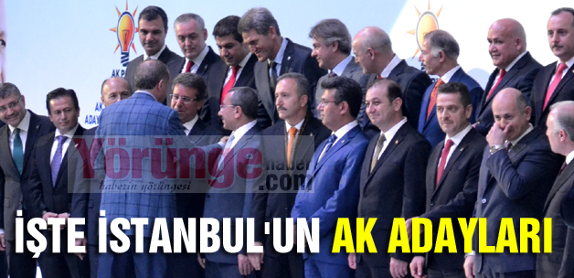 AK Parti'nin İstanbul ilçe adayları tam kadro