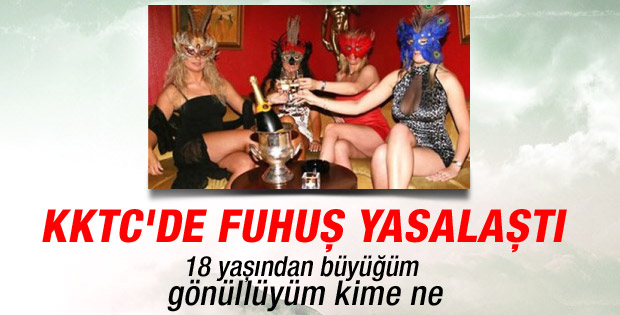 KKTC'de fuhuş yasalaştı