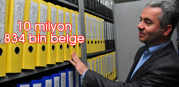 10 milyon 834 bin belge