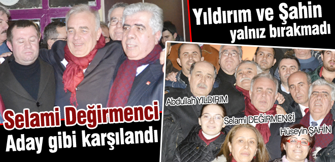 Aday gibi karşılandı